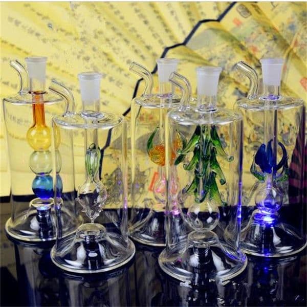 Smoking pipes Ball Glass Oil Burner Pipe Smoking Bowl Classic bongs Multiple flower shaped glass water bottles