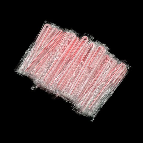 50500pcs Cusp Straw Chain Package Curved Wrapped Drinking 36150mm PP Thin Straws Milk Tea Drinks Small Smoothies Party 250806