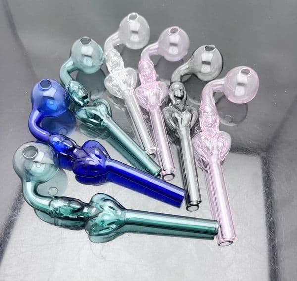 Smoking Pipes Aeecssories Glass Hookahs Bongs Hot selling elongated large bubble curved pot beauty glass pipe