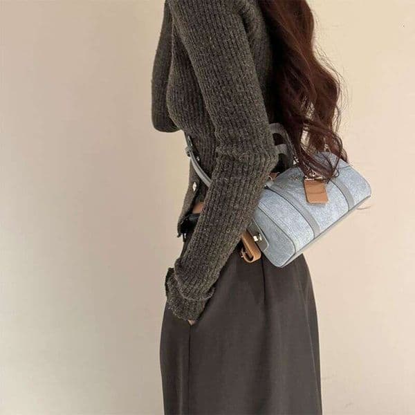 Designer Bag Tote bag Shoulder bag Denim Boston New Trend High End Feel Handbag Versatile Crossbody Pillow
