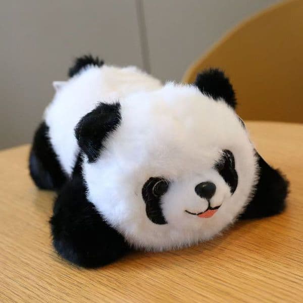 Panda Plush Toy Realistic Giant Panda Doll Doll Pillow Girlfriend Gift 40cm