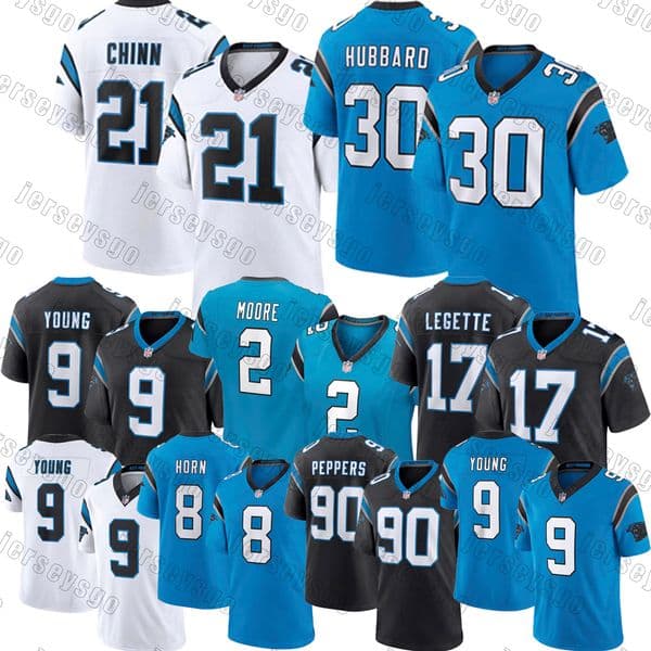 9 Bryce Young Tetairoa McMillan Football PanthersS Chuba Hubbard Luke Kuechly Xavier Legette Jeremy Chinn Jonathan Mingo Ikem Ekwonu Carolina Jersey