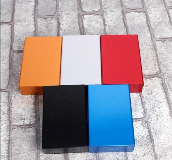 Light plate aluminum alloy ultra-thin pressure smoke fittings cigarette case push pull portable metal waterproof and moisture-proof box