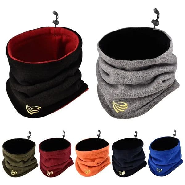 Winter Outdoor Sports Scarves Fleece Neck Gaiter Ski Tube Scarf Half Face Cover For Men Women Cold-proof Collar Neckerchief 250806