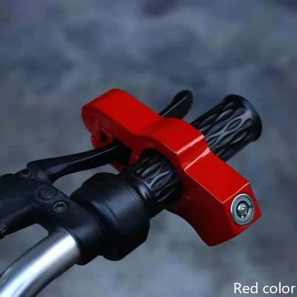 2 Keys Motorcycle Handlebar Lock Antitheft Electric Vehicle Aluminum Alloy Solid Imitating Steal Locks 250729