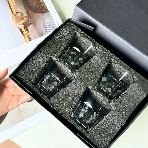 Kelin Series Household Glass Wine Glasses High-end Crystal Material Four-piece Set for Personal Use and Gifting