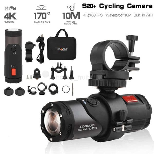 20+ CHK 30FPS Action Camera Motorcycle Bike Helmet Camera Outdoor Waterproof Sport DV WiFi Video Recorder Car DVR Camcorder T250806
