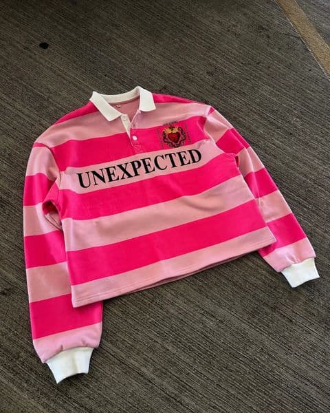 Hip Hop Stripe Pretty Girls Shirt America Harajuku Fashion Letter Print Polo Shirts Y2k Retro Men Women Long Sleeved T Shirt 250807