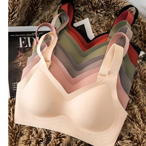 Seamless Bras For Women Comfort Lingerie Padded Sports Tops Nonwire Underwear Soft Bralette Support Sexy Bra Intimates 250807BANJIA