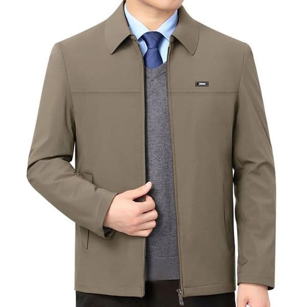 Loose Casual Business Mens Jacket Blazers for Men Formal Social Jacket Solid Color Office Dress Coat Spring Autumn 250807