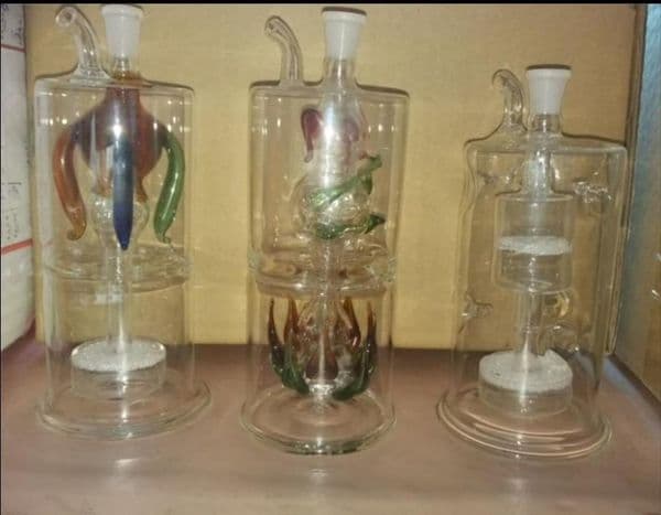 Three styles of color hoses , Oil Burner Glass Pipes Water Pipes Glass Pipe Oil Rigs Smoking with Dropper Glass Bongs Accesso