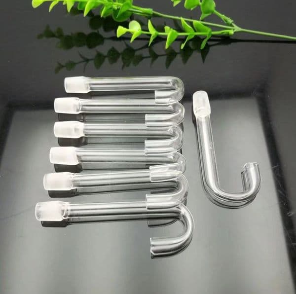 Glass Oil Burner Pipes hookah Glass Smoking bongs Smoke Pipes New curved hook glass running board