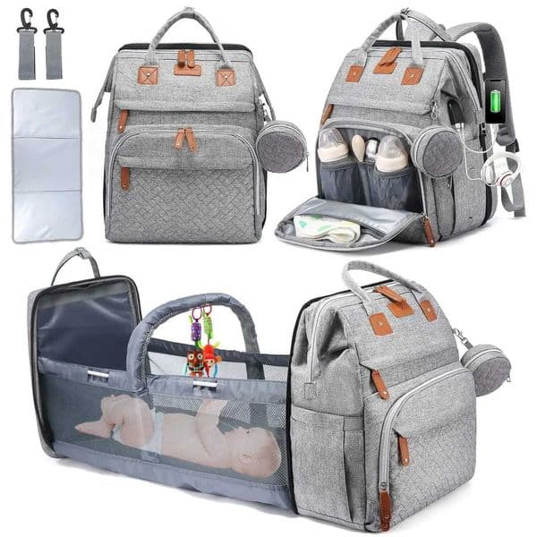 2026 New New Diaper Nappy Stroller Maternity Backpacks Crib perfume Newborn Mommy Bag Changing Table Baby Bags cologne For Mom Designer