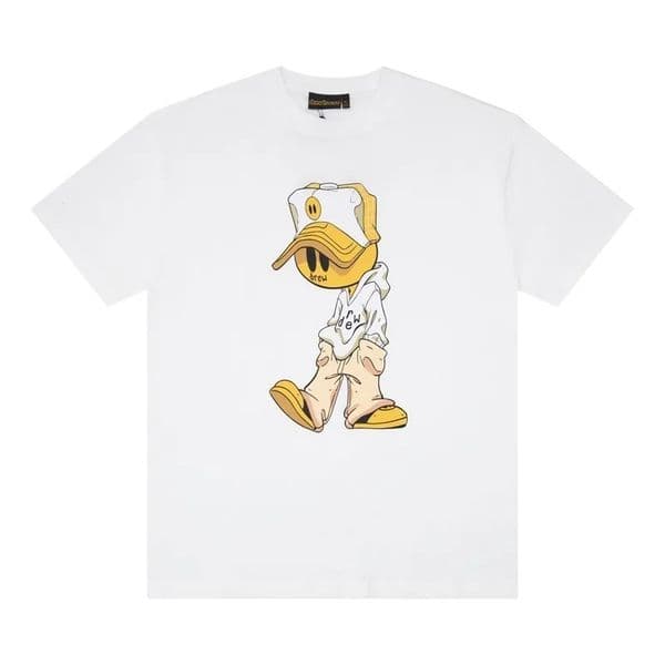 Drew House New Mens Clothing vintage distressed T shirt men's and women's printed loose short sleeve T-shirt Ropa Designer luxury cartoon