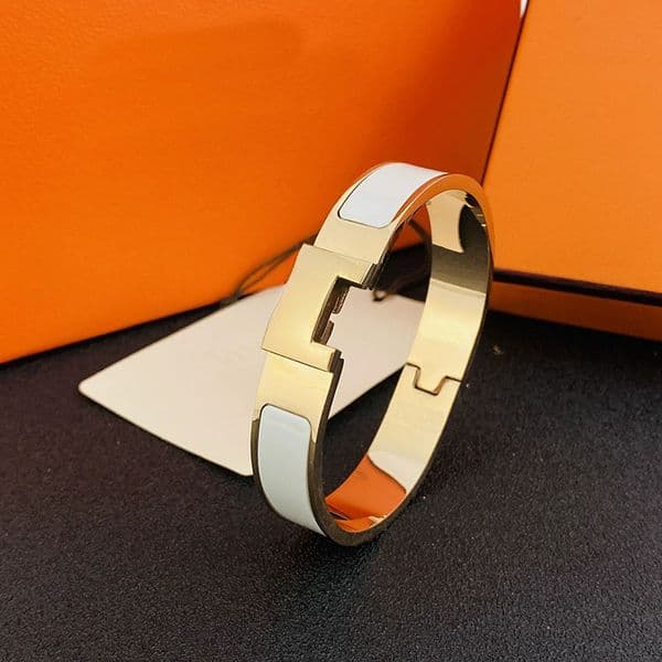 Designer Bracelet Classic Bangle Letter Bracelets Men and Women Loves Bangle Gold Rose Gold Silver Enamel Bangle Luxury Jewelry