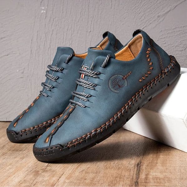 Handmade Leather Casual Men Shoes Driving Breathable Loafers Moccasins Tooling Zapatillas Hombre 250801