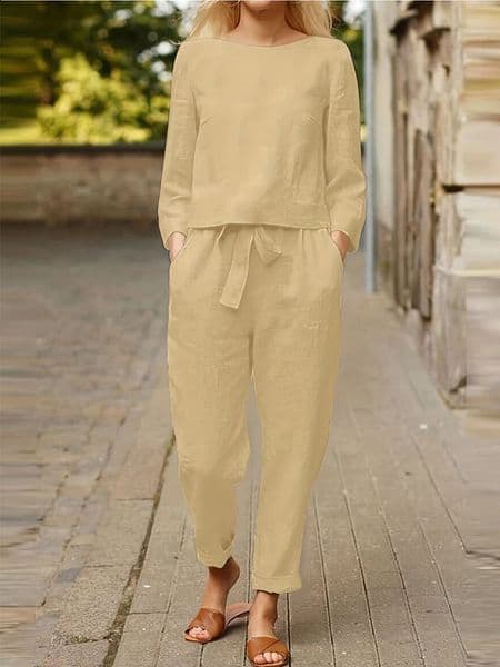 Plus Size Womens Short Sleeve Pleated Suit Irregular Patterned Top Wide Leg Pants 2 Piece Fashion Sweatshirt Set 250801