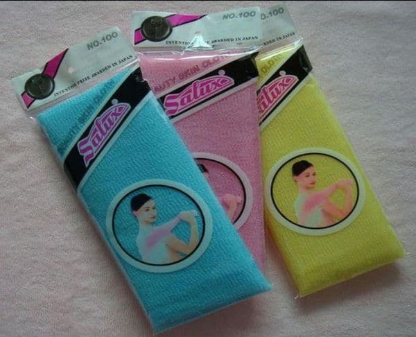 Whole one piece salux beauty skin exfoliating cloth japanese body wash towel to usa5516719