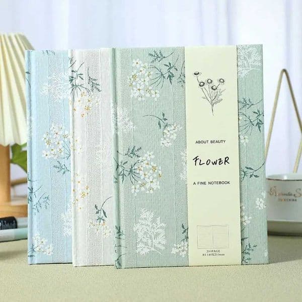 Notebook A5 Embroidered Thick Book Notepad Student Diary Journal Hardcover Scrapbook Planner Agenda Stationery Z250809