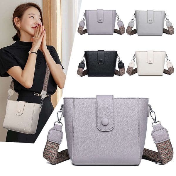 This Year's Trendy Bags For Women New Korean Version Simple Versatile Stylish Crossbody Bucket Shoulder Small Bag B5