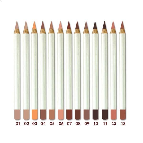 Nude Lipliner Waterproof Long-lasting Pigment Private Label Smooth Lip Liner Custom Wholesale Makeup Pencil No 250807BJ