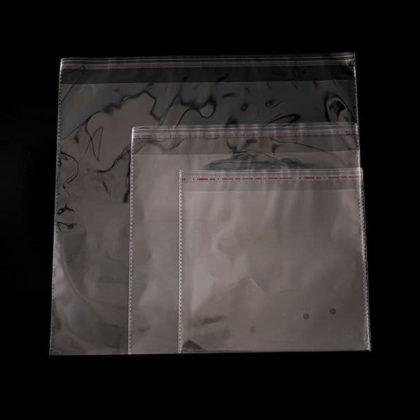 10-12CM wide various transparent OPP bags - self-sealing plastic sleeve set (200 pieces)