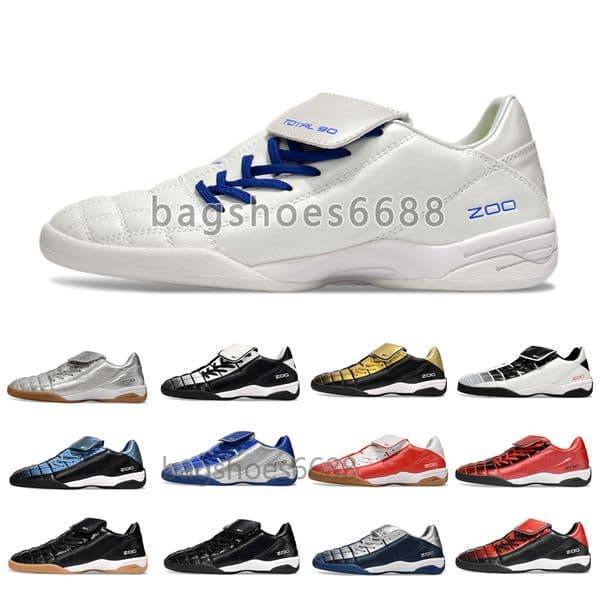 Total 90 T90 IC Cleats Indoor MD bottom Metallic Sier Football Boots Metallic Sier TF Edgar Davids Green Spark Total90 III Youth Mens Safari Soccer Shoes
