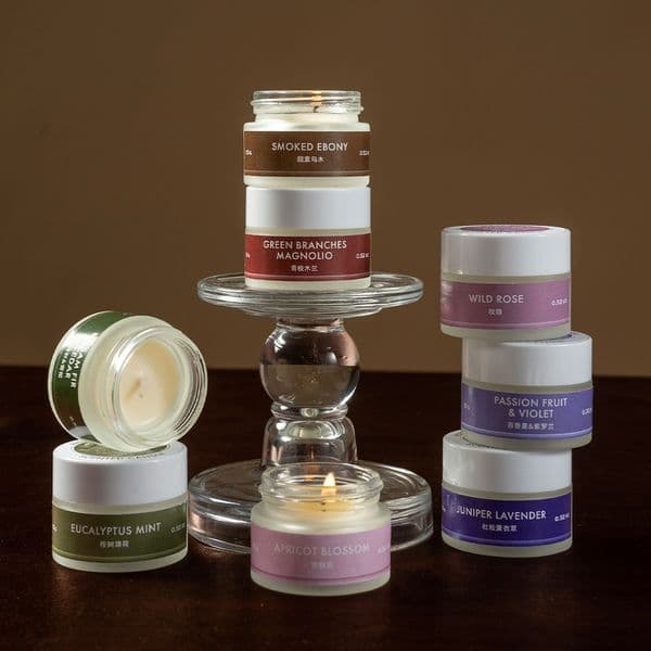 6-Piece Premium Scented Candle Set - Perfume-Infused Essential Oil Soy Wax Long-Lasting Fragrance for HomeY260311