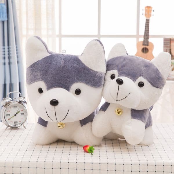 New product - in-stock husky plush toy dog W260306