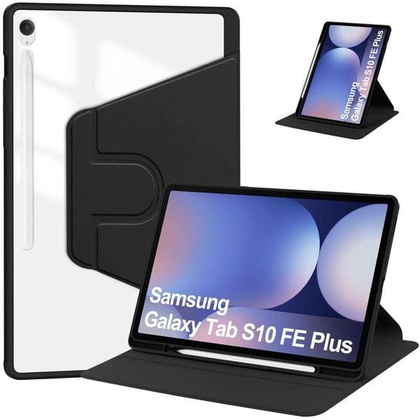 2025 New 360.Rotating Flip Tablet Case for Galaxy S10 FE+ 13.1 S9 S8 S7 FE Plus 12.4 11 Inch A9Plus S6 Lite 8.7 Cover Z250811