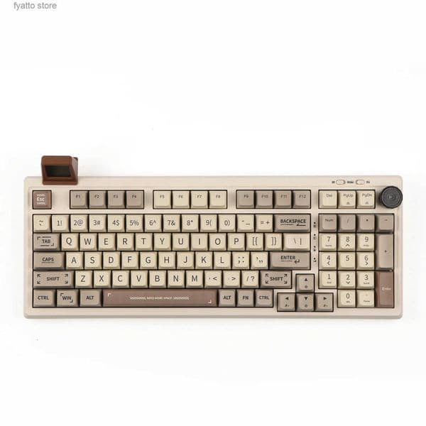 EPOMAKER RT100 97key 95% Bluetooth 5.0/2.4G Wireless/Wired Mechanical Keyboard Customizable Mini Display Gasket-mounted S250811