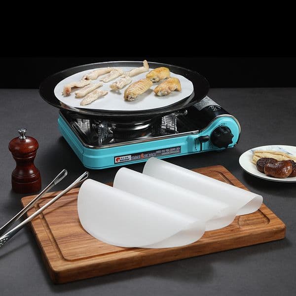 50 sheets of kitchen round pads suitable for fried oil absorption thickened food oilabsorbing paper can quickly absorb