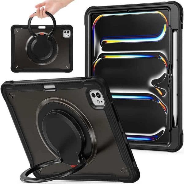 11 2024 iPad Air Case A2902/A2903/A2904 Shockproof Cover iPad Pro 13 12.9 3 4 5 6th 10.9 10 9 7 8 10.2 Mini6 Kickstand Case Z250811