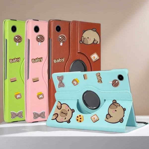 360 Rotating Tablet Case for Galaxy Tab A9+ Plus SM-X210 X215 Cover for Galaxy Tab A8 10.5 X200 Tab A7 SM-T500 Case Z250811