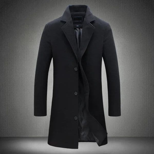 Long Singlebreasted Casual Style Trench Coat Solid Color Jacket Foreign Trade Explosion Product 2023 250804