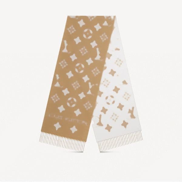 Fashion Womens Cashmere Designer Scarf Soft Touch Warm Packaging Autumn and Winter Long Shawl Brown and White L L L Full Letter Printed Scarf