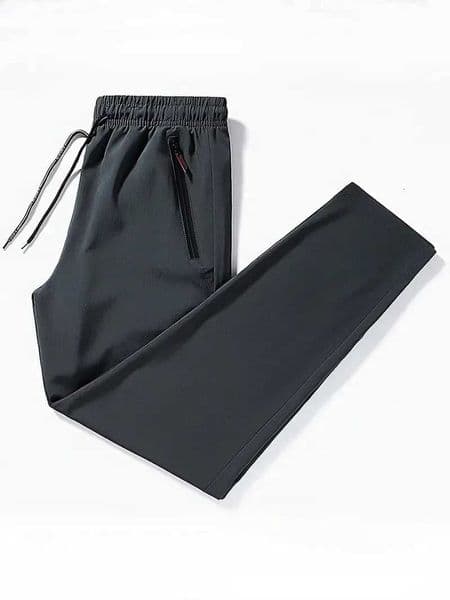 Plus Size 4XL 5XL Mens Casual Straight Pants Stretch Elastic Waist Jogger Korean Classic Blue Black Gray Mens Brand Trousers W250812