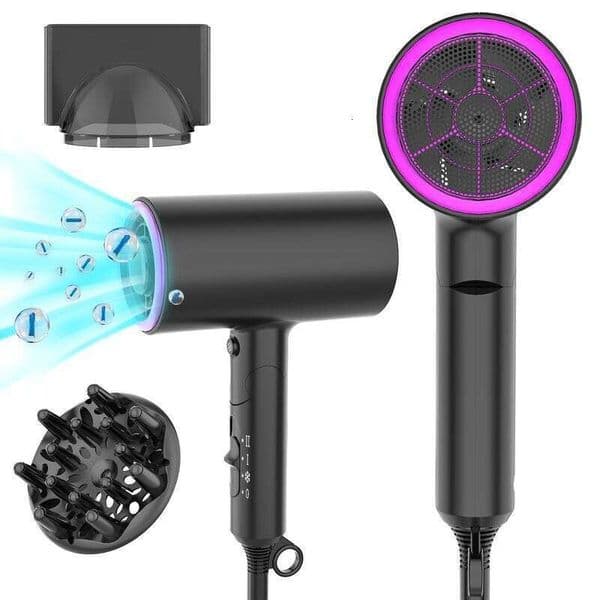 Hair Negative Ion Folding Portable High-Power Household Hair Dryer 1800W