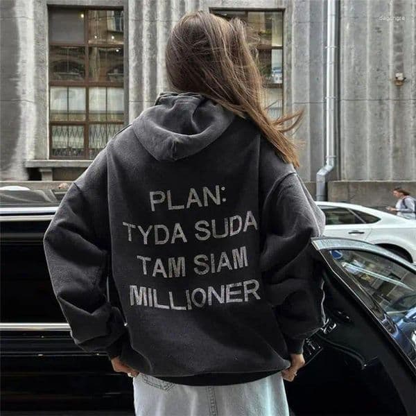 Women's Hoodies Oversized Drop Shoulder Sweatshirt Streetwear Autumn Winter Loose Hoodie Coat