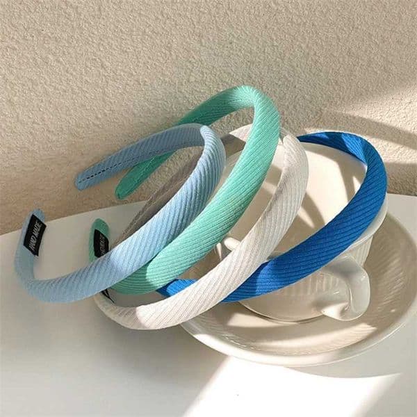 Korean Solid Color Sponge Band for Wen Simple Fashion Temperament Band Girls Hair Accessories X250812