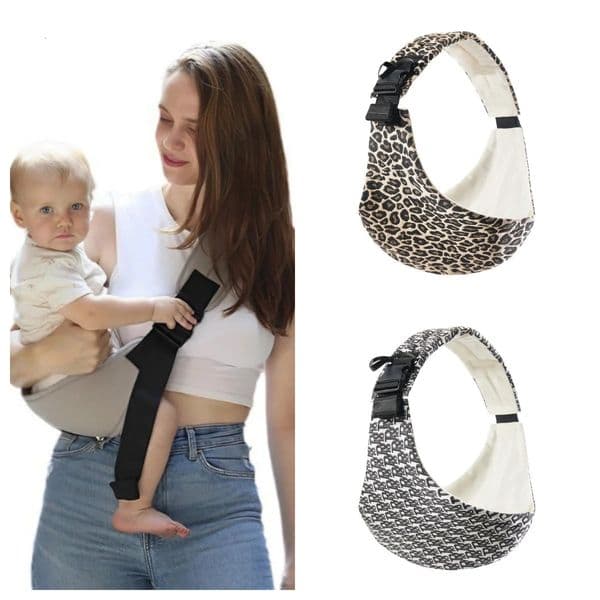 Baby Going Out Safety Simple Leopard Pattern Portable Front Hug Type Back of the Artifact Waist Stool 250725