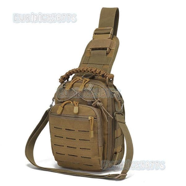 Okali New Chest Bag Outdoor Portable Cycling Bag Camouflage Outdoor Sports Small Chest Bag Laser Punch Bag H250811
