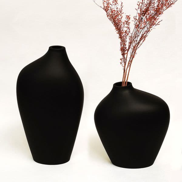 Customizable Nordic-style ceramic small flower vase home decoration flower arrangement creative simple dried flower TV cabinet dining table decoration