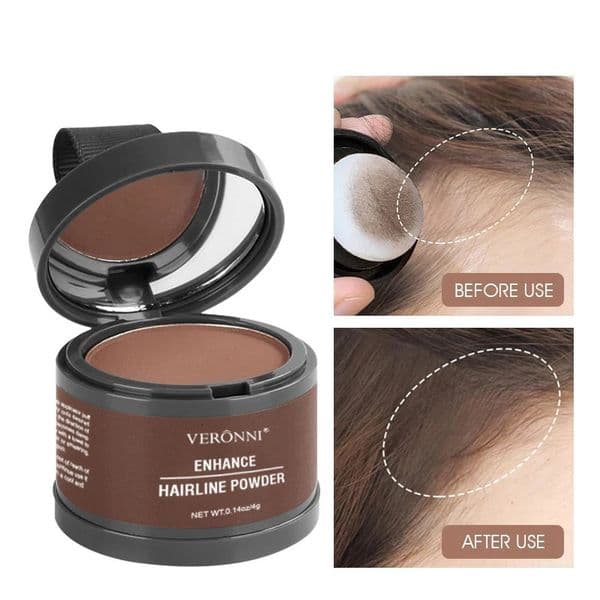 Fluffy Hairline Powder Concealer Temporary Hair Fibers black Hair Root Cover Up Gray Coverage Hairline Shadow Powder Instantly 250809