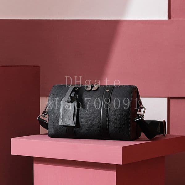 Coated Canvas Leather Designer Crossbody Bag 27CM Diamond quality Luxury Bowling Bag messenger bag With box MLC02A1