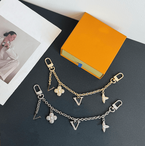 Luxury Purse Keychain Wallet Portable Holder Charms Bag Accessories Metal Pendant Key chain Designer bag charm 20 styles