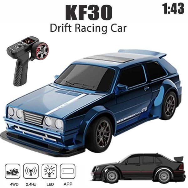 30 1 43 4WD Drift Racing Car With Gyroscope Speed Adjustment Real Lighting Control and Damping High Speed RC For Kids Toy Z250813