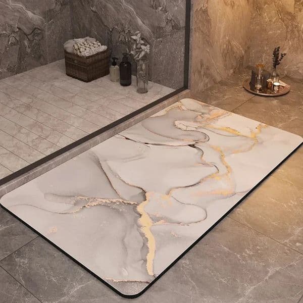 y Bathroom Mats Anti Slip Shower Bath Mat Super Absorbent Quick Dry Foot Floor Toilet Rug Doormat Carpet Washable Decor 250813