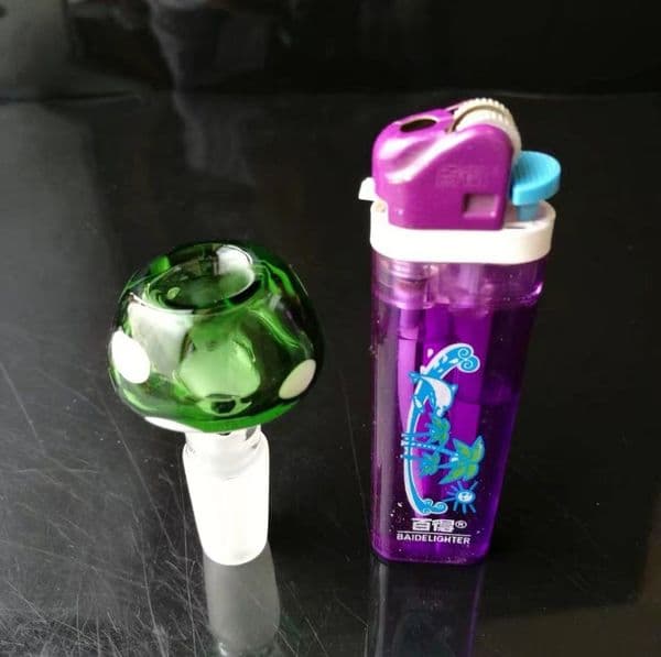 Smoking pipes Ball Glass Oil Burner Pipe Smoking Bowl Classic bongs The Colored Mushroom Bubble Head