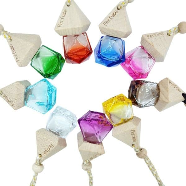 Mini Hanging Car Perfume Bottle 8ml Car Diffuser Bottle Car Air Freshener Bottle for For Car Home Boat Caravan Truck Decor